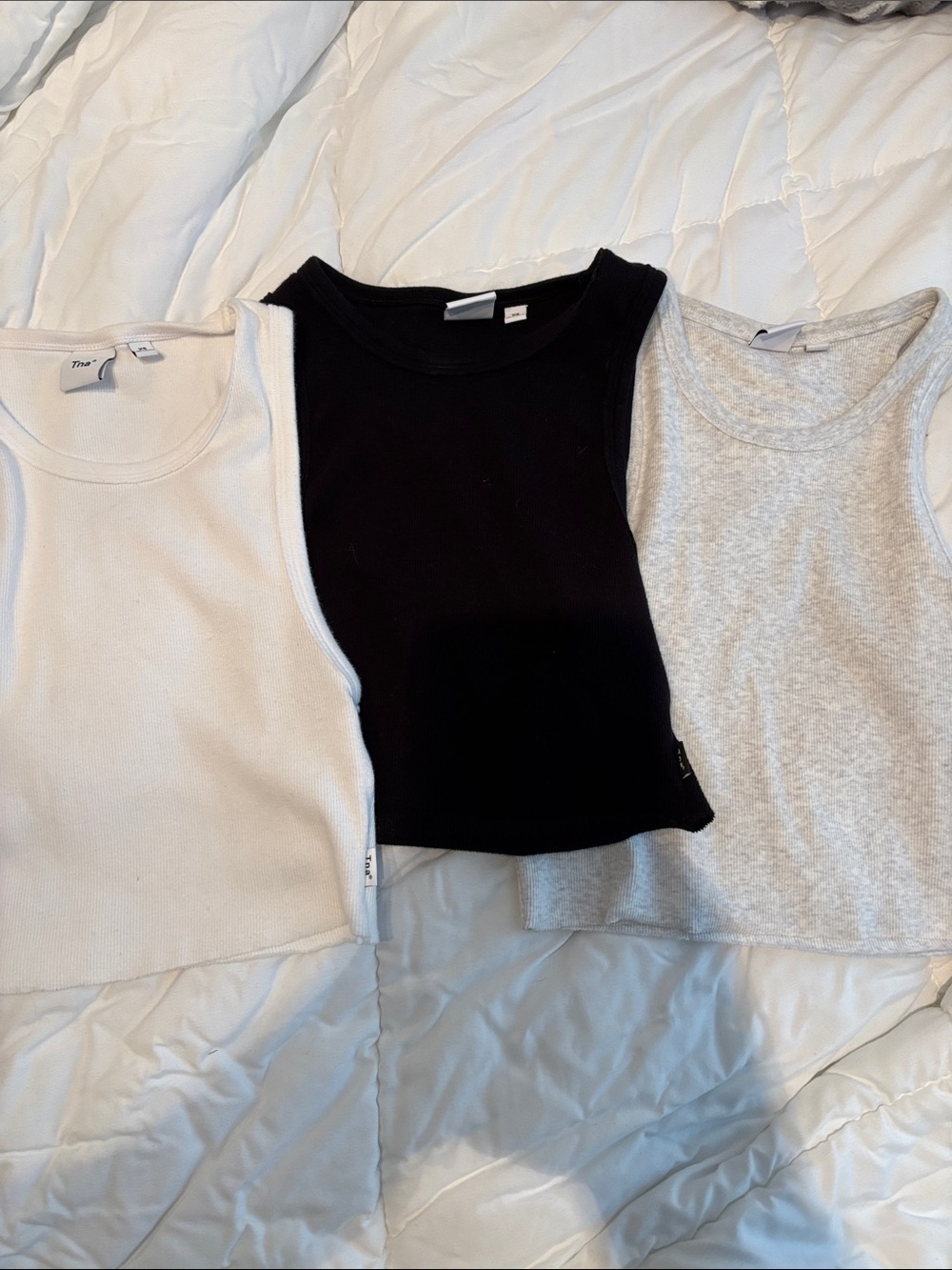TNA Cropped Tanks 3 Pack